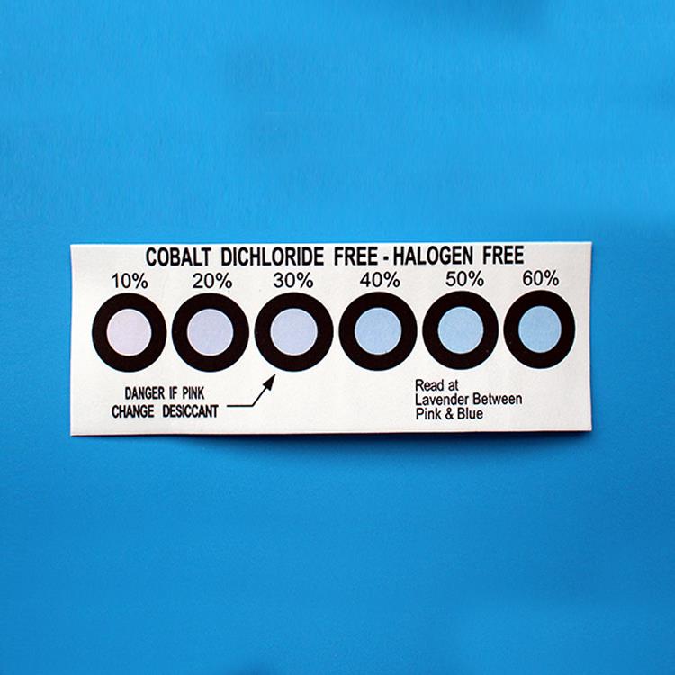 Humidity indicator cards Cobalt free