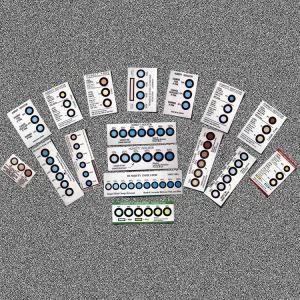 3 points (5 % -10 %-60_%) Cartes d’indicateur d’humidité pour extensivement